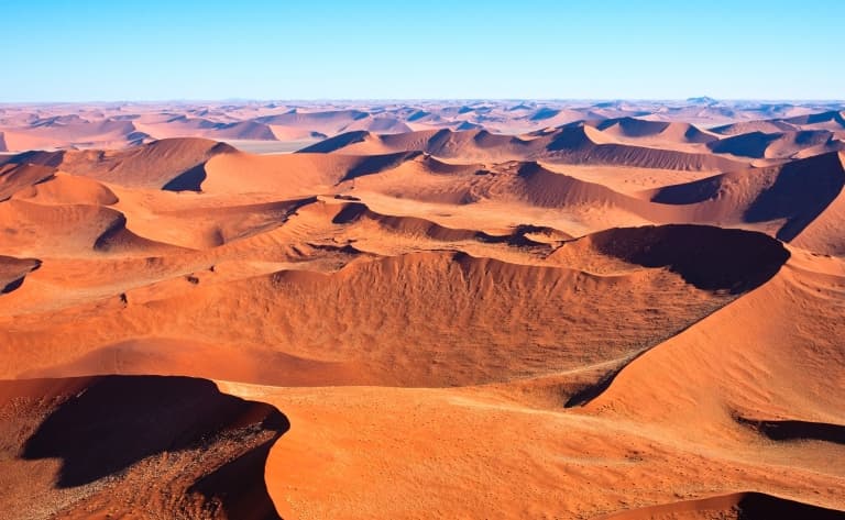Survol en ULM du désert de Namib